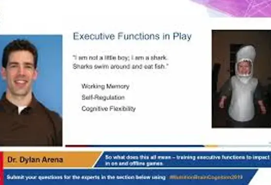 Training executive functions to impact learning in on and offline games Dr. Dylan Arena 31 Oct 2019